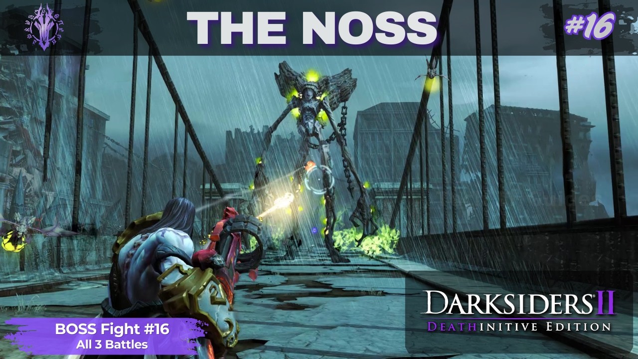 Darksiders 2 – The Noss Boss Fight #16 | All 3 Encounters (The Rod of Arafel) | Deathinitive