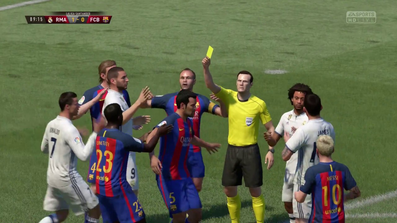 LO HABREMOS ADIVINADO? Fifa Real Madrid - Barcelona c/ Mangel