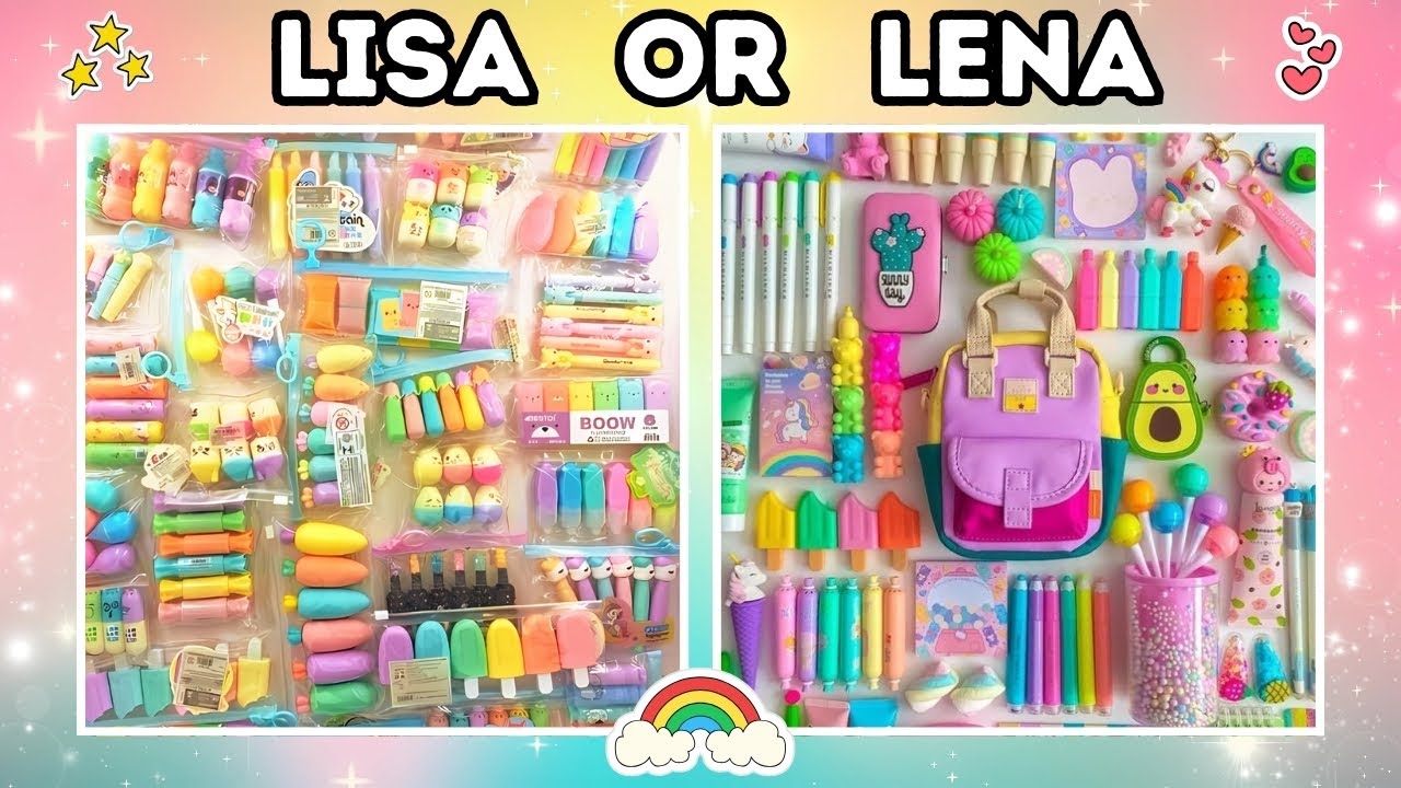 Lisa or Lena 💞 School Supplies 🎒