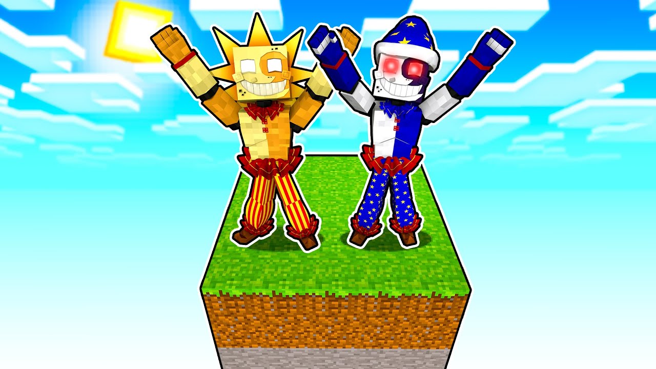 Minecraft, But You Only Get ONE CHUNK with SUN and MOON