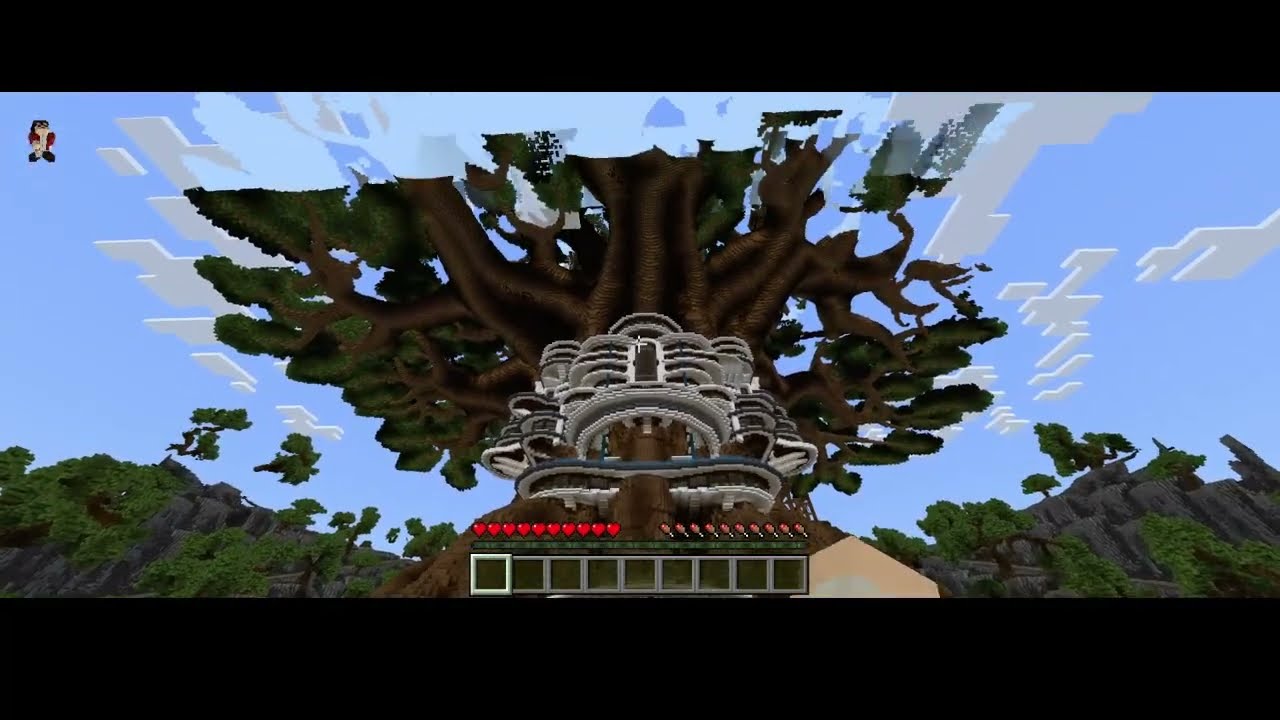 Minecraft exploring the New Mega Tree Mansion Map