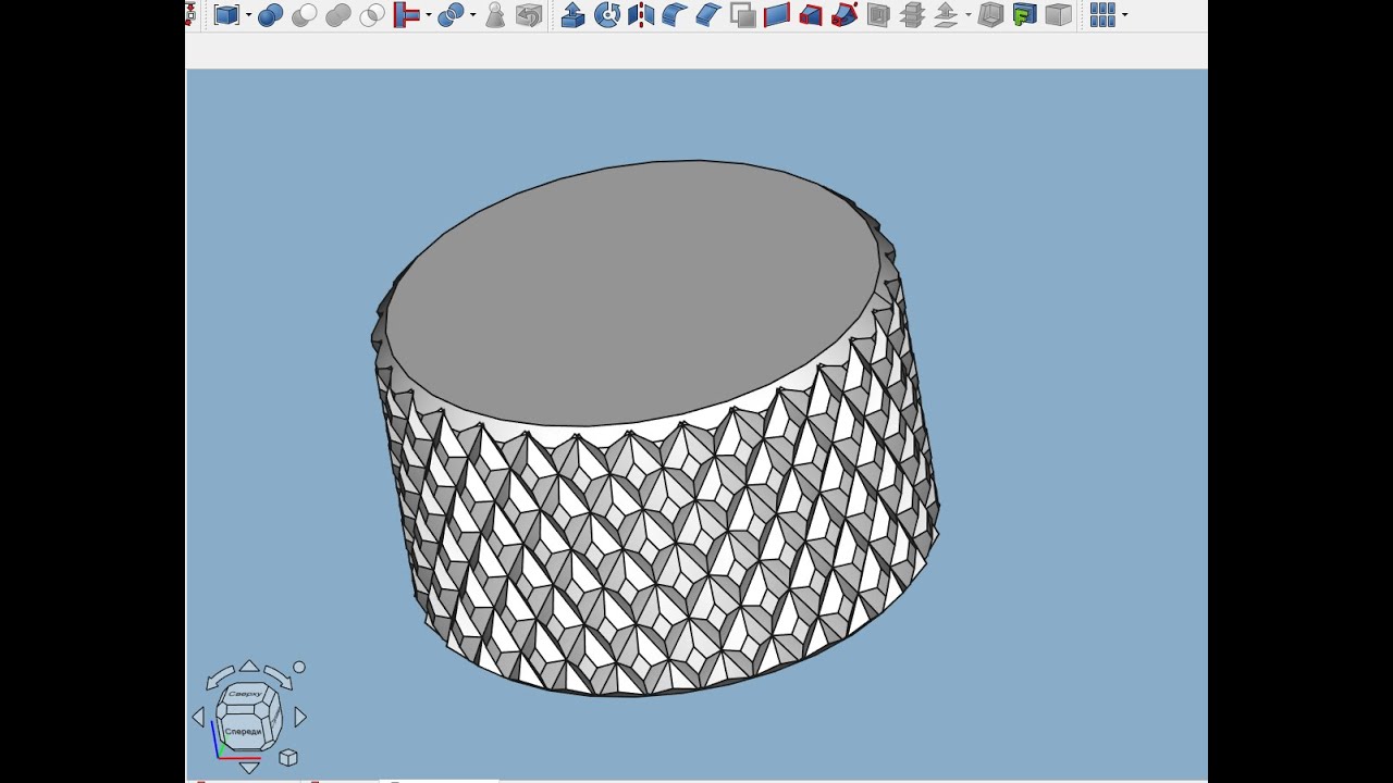 FreeCAD Часть 115. Пример создания модели. Насечка