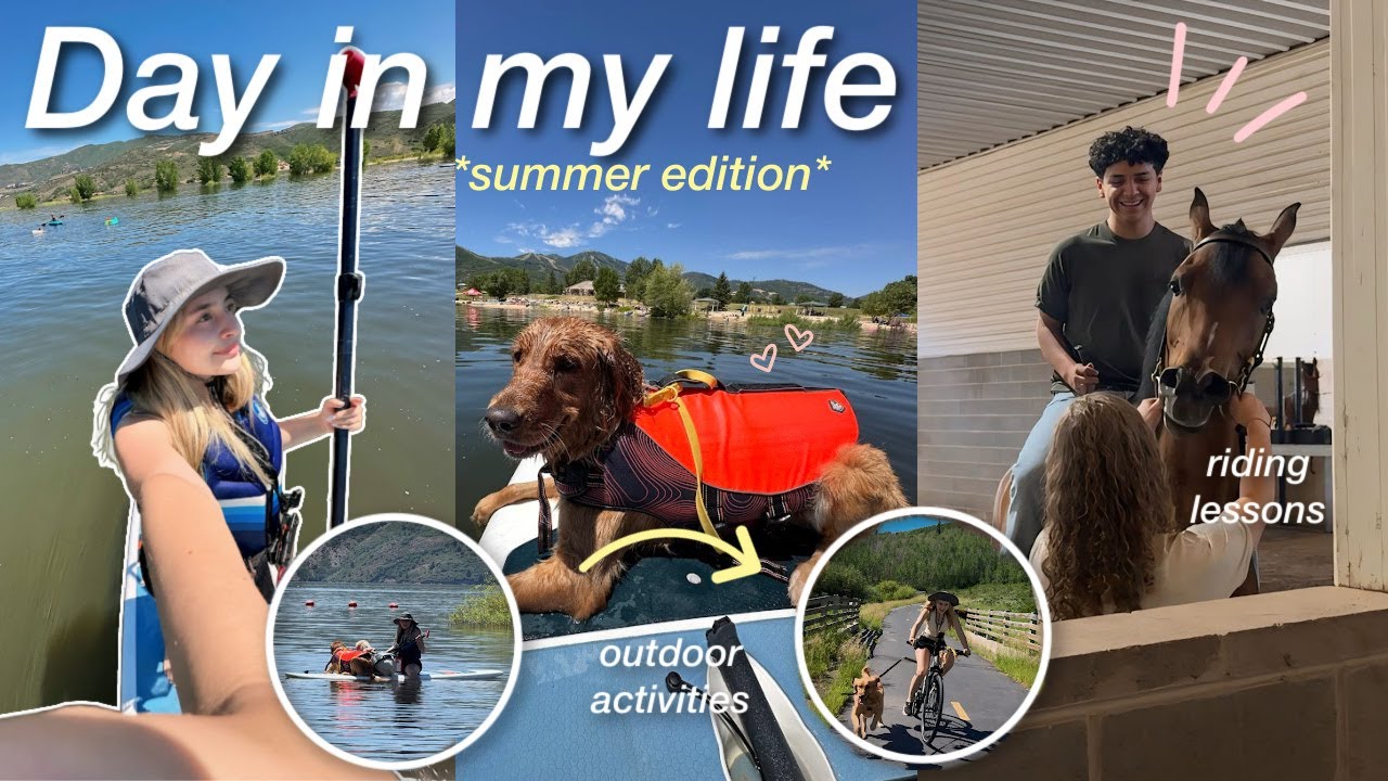 our LAST DAY of summer in Utah | Paddle boarding, biking, packing