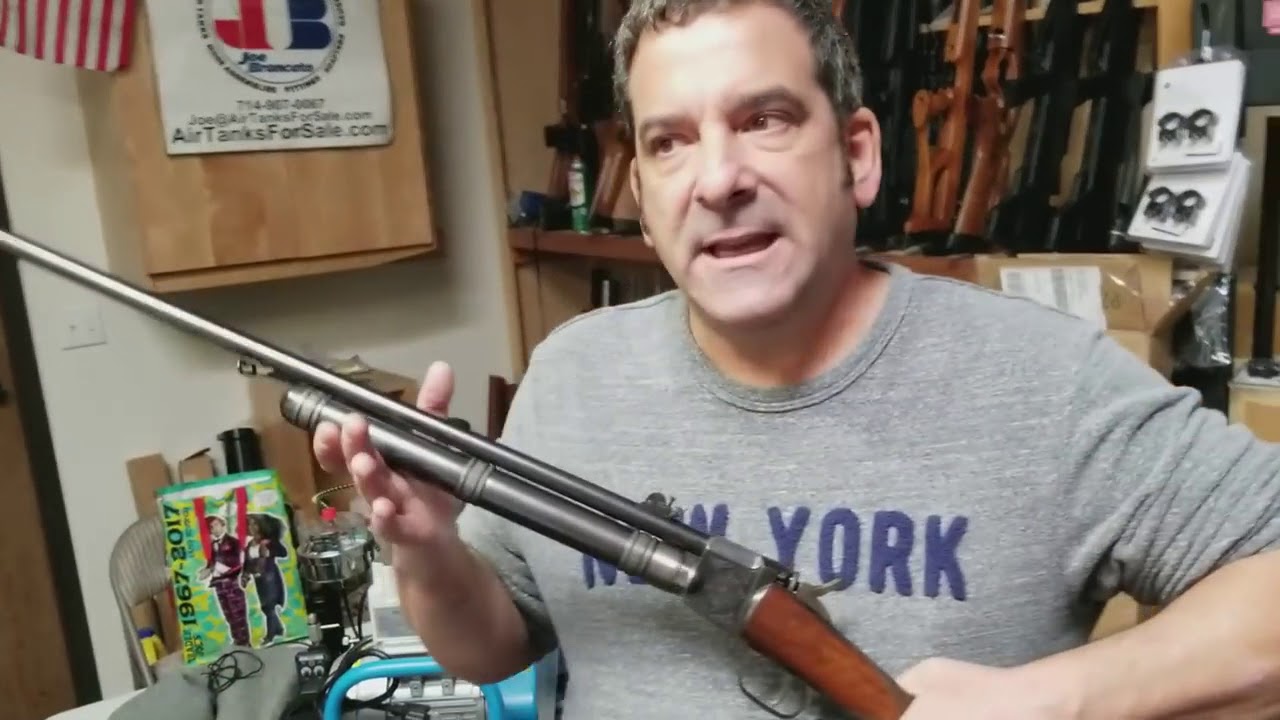 1880 Giffard 8mm Carbonic gas Air Rifle brought in by Joel Sokalov