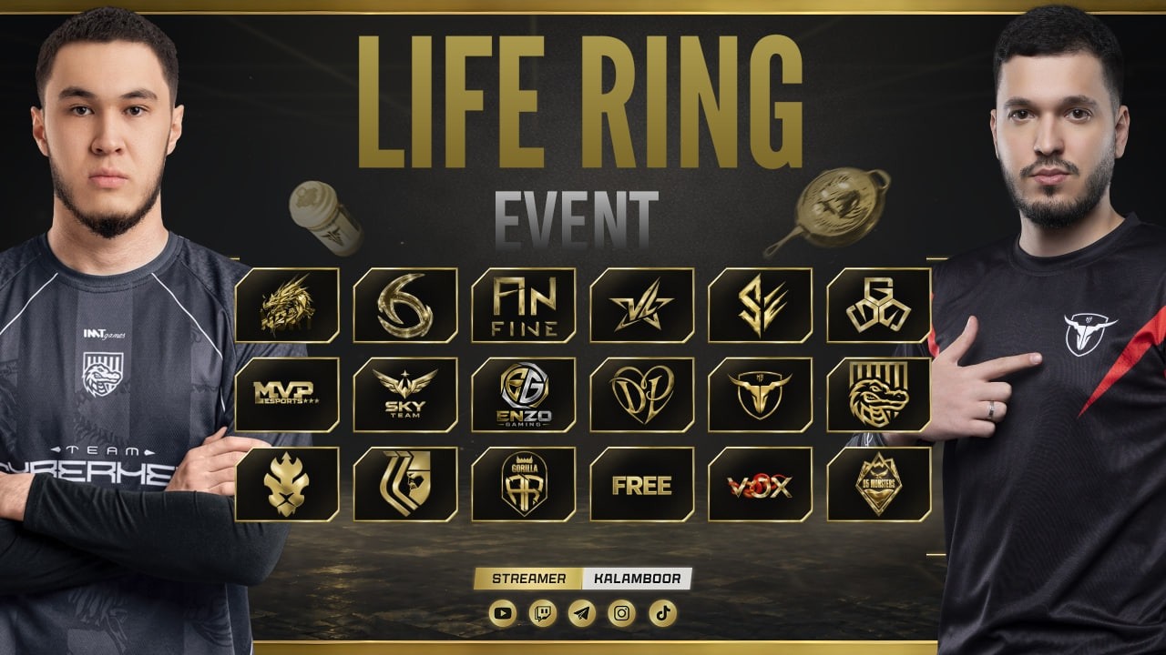 MADBULLS, CYBERHERO , DAGESTAN77, ROYALL, BAZA TEAM, 05 Monsters | LIFE RING EVENT | KALAMBOOR