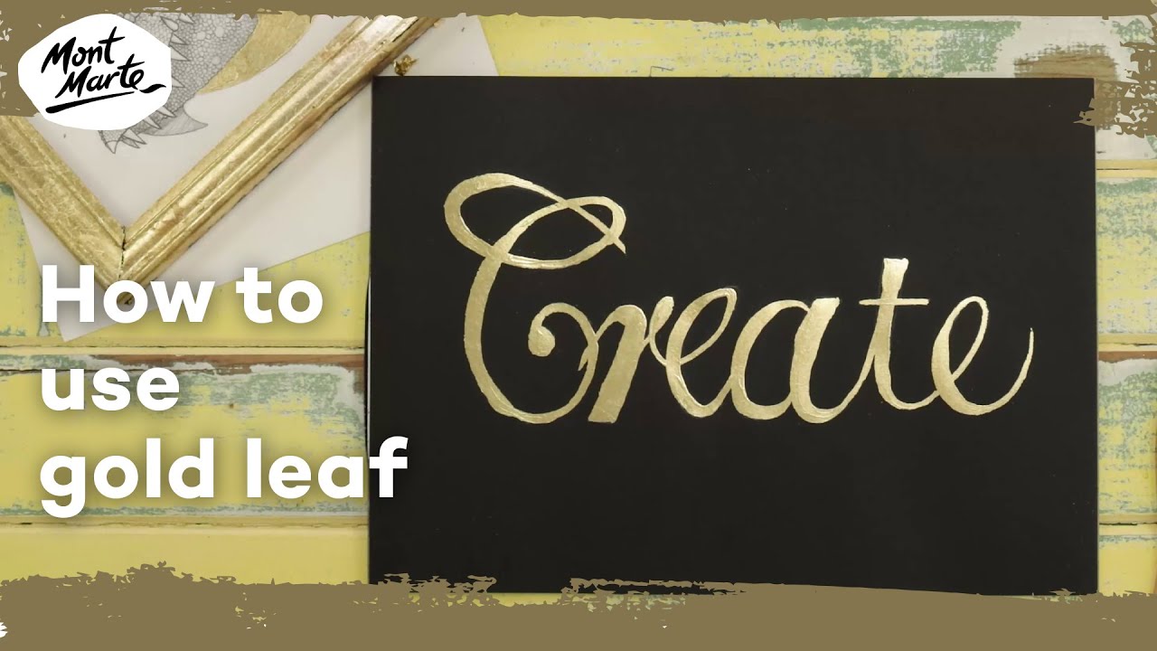 How to use gold leaf