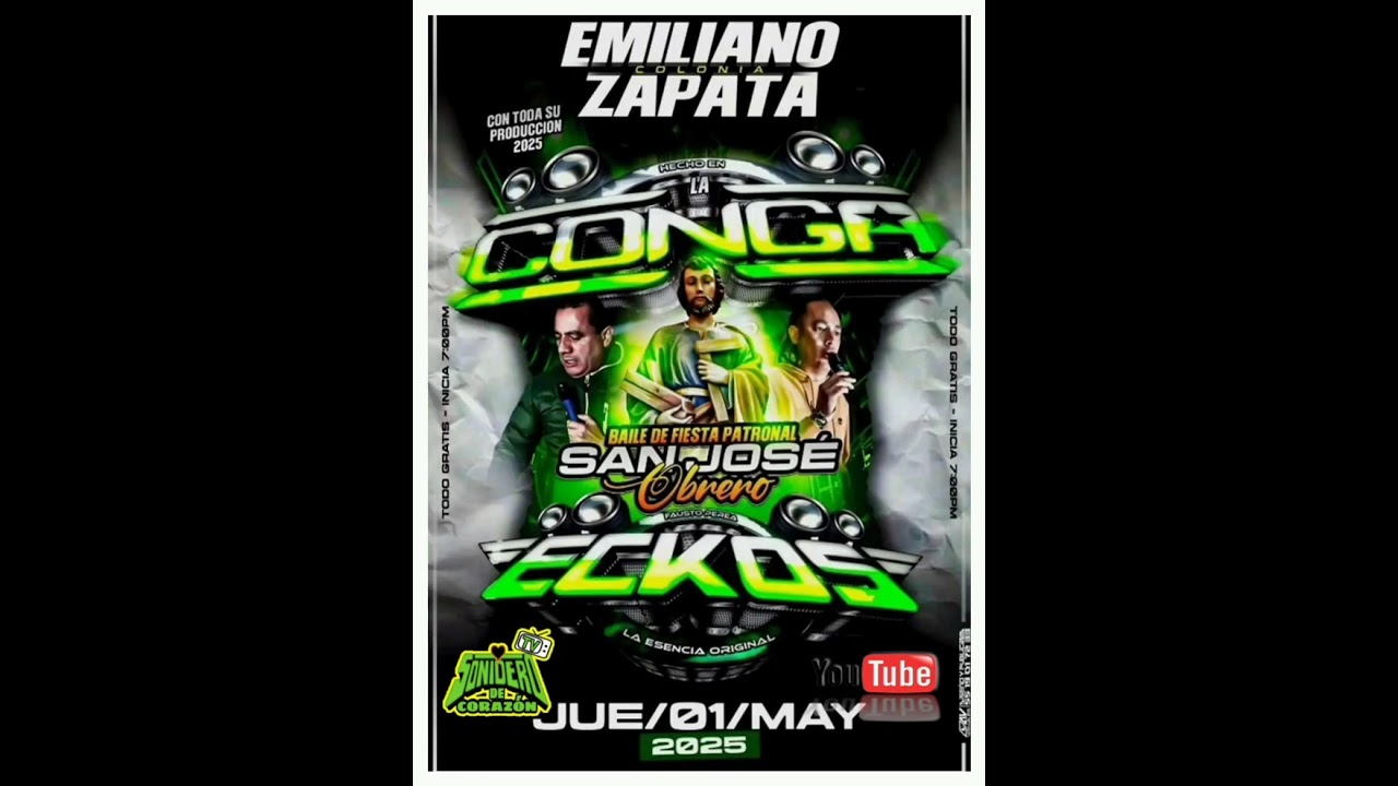 SONIDO LA CONGA EN EMILIANO ZAPATA JUEVES 01 MAYO 2025 CD.COMPLETO VOL.1