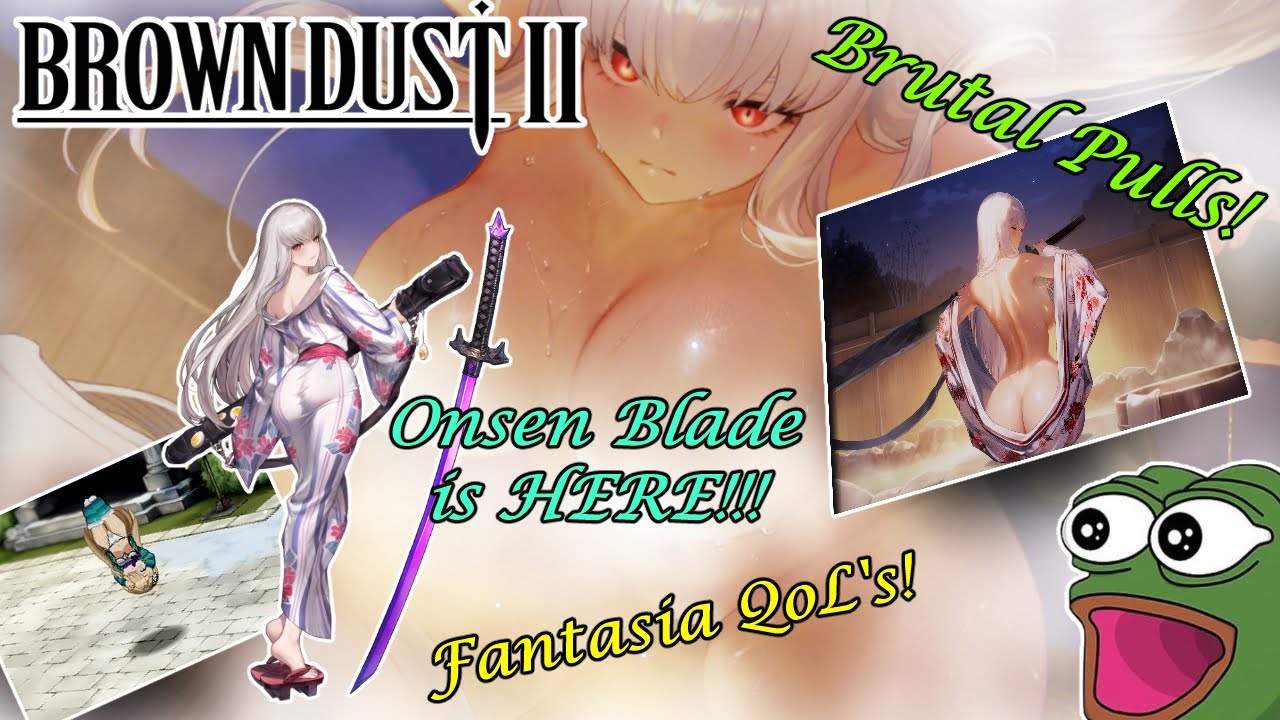Brown Dust 2 Onsen Swordfighter Blade is Here! | Brutal Pulls & Testing