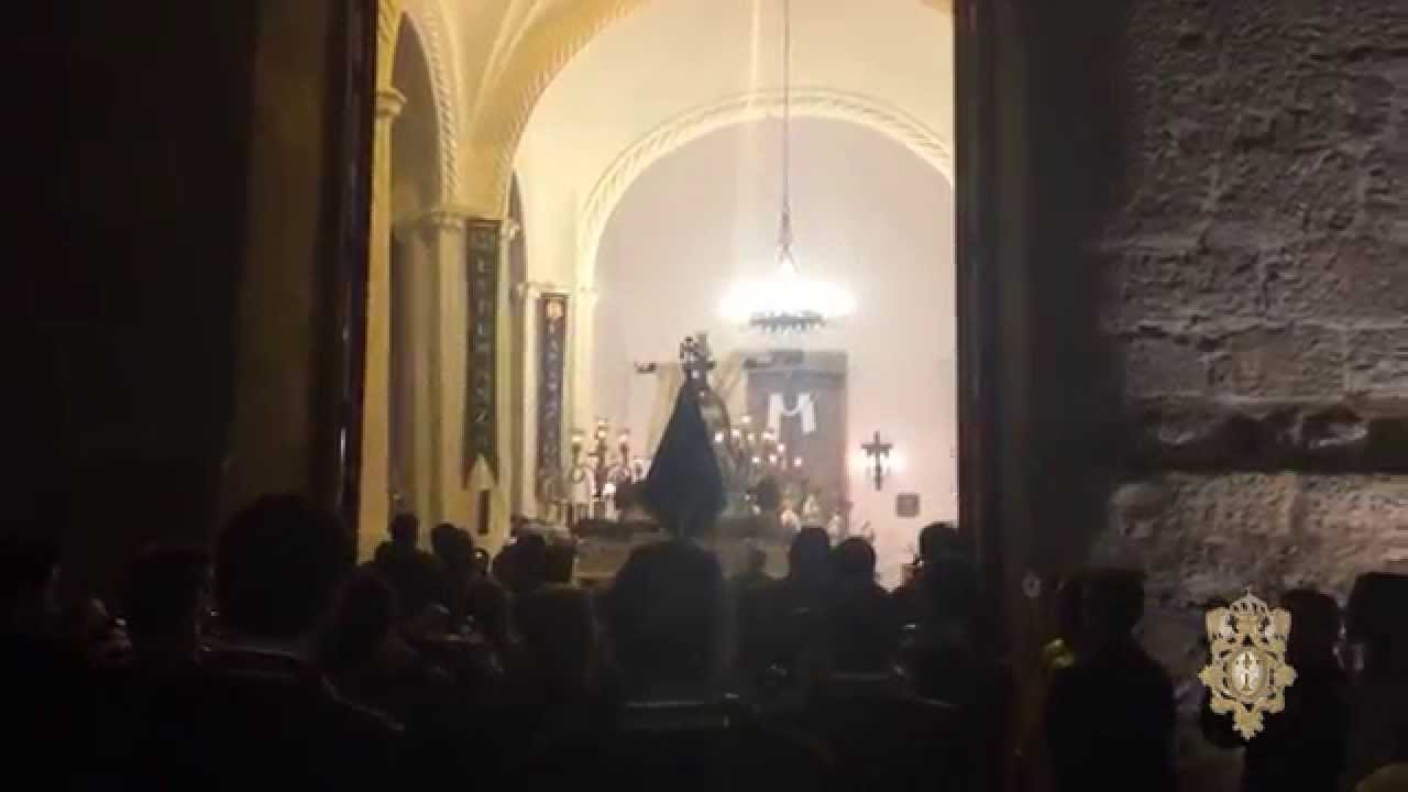 Viernes Santo 2015 - Entrada de Ntra.Sra de la Piedad (Huéscar) con Banda Expiración (Huéscar)