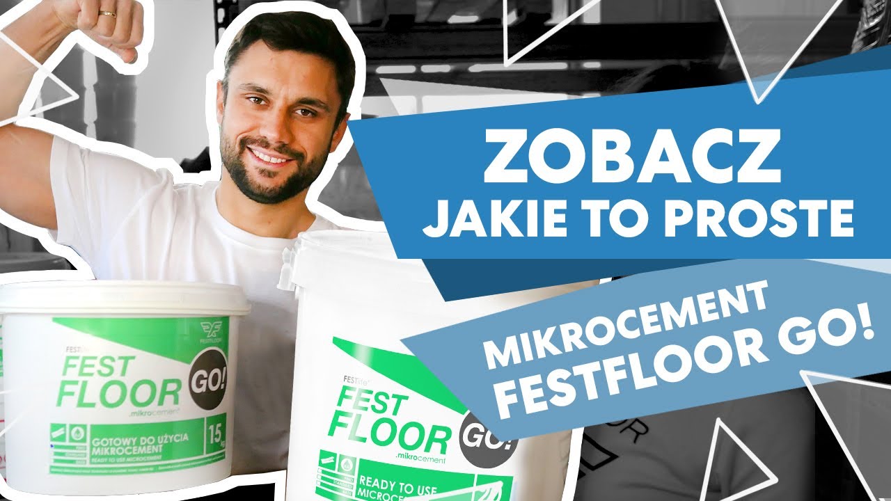 Jak nakładać mikrocement gotowy do użycia FestfloorGo!