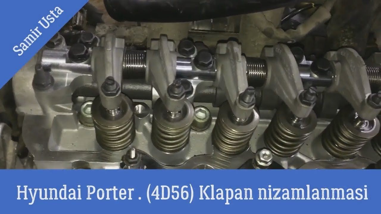 Как регулировать зазор клапана хендай портер. 4D65 ? Самир Уста.