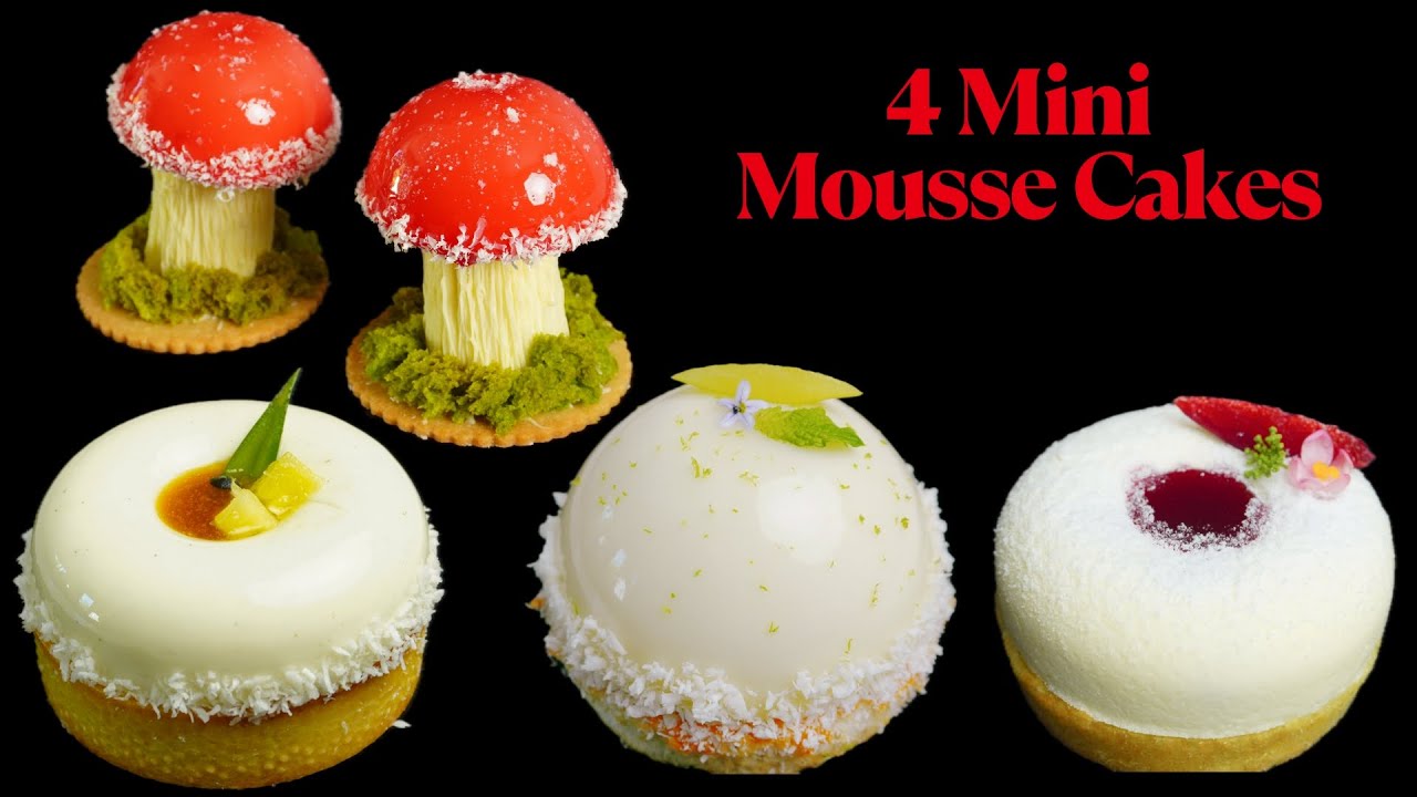 Satisfy Your Taste Buds with 4 Fruity Mini Mousse Cakes