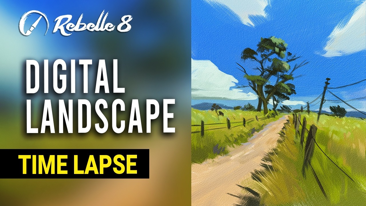 Testing the NEW Bristle Oil Brushes in Rebelle 8 Pro - Digital Painting