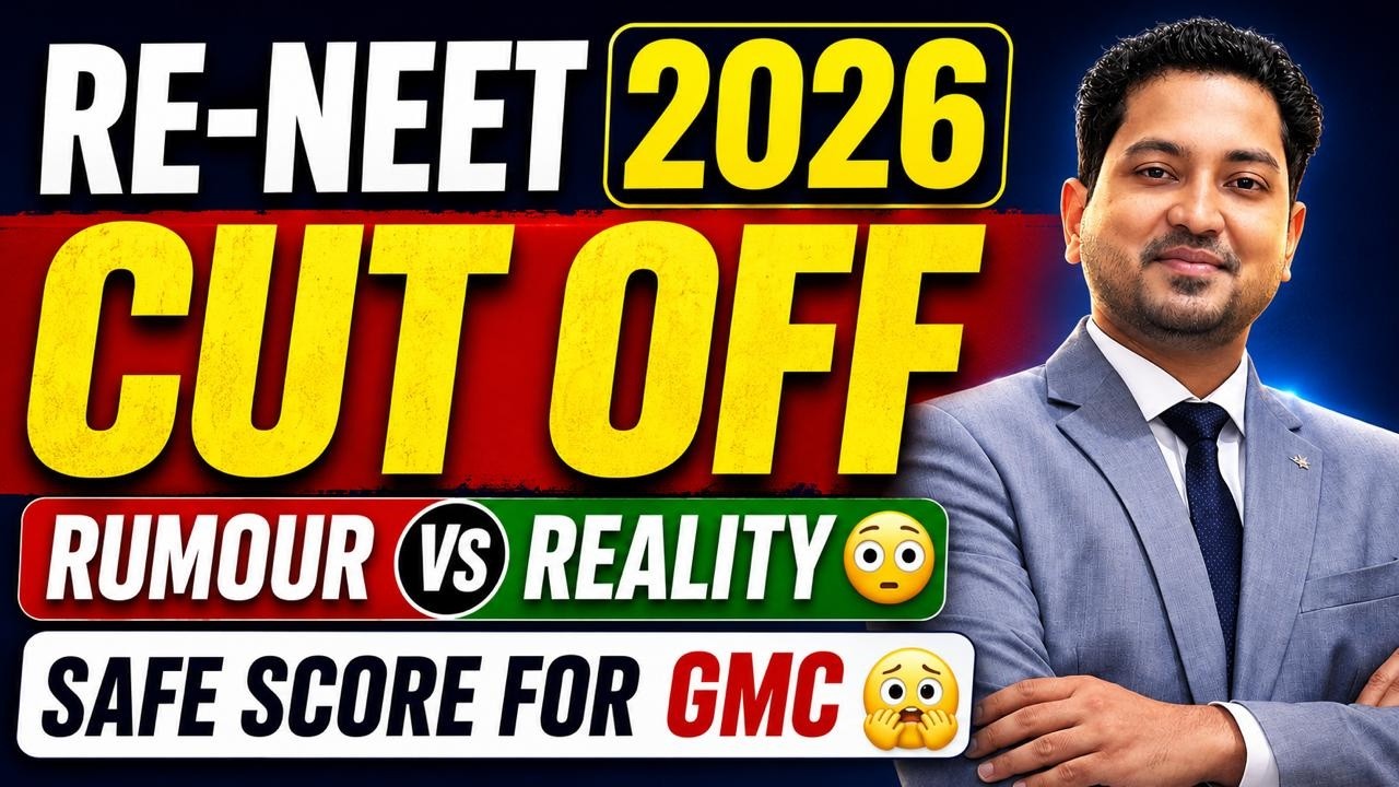 RE-NEET 2026 Cut Off Analysis | GMC Safe Score | Don&rsquo;t Believe These Rumours! #neet2026 #reneet2026