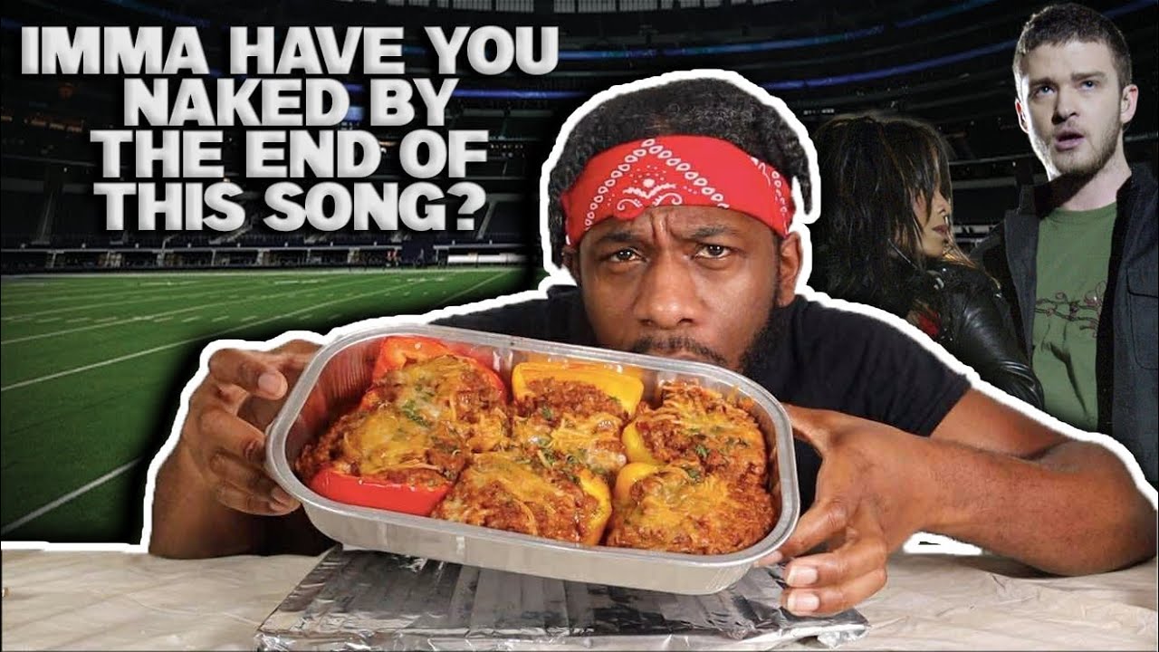 STUFFED PEPPERS MUKBANG | JANET JACKSON SUPERBOWL