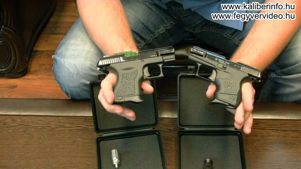 Ekol Tisa és Botan gázpisztolyok (8 mm Knall és 9 mm PAK)