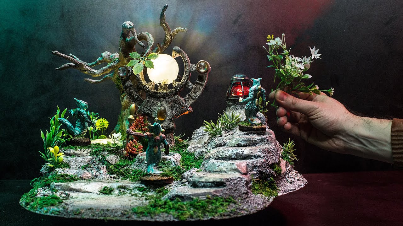 DIY MAGICAL TABLETOP FANTASY TERRAIN DIORAMA 