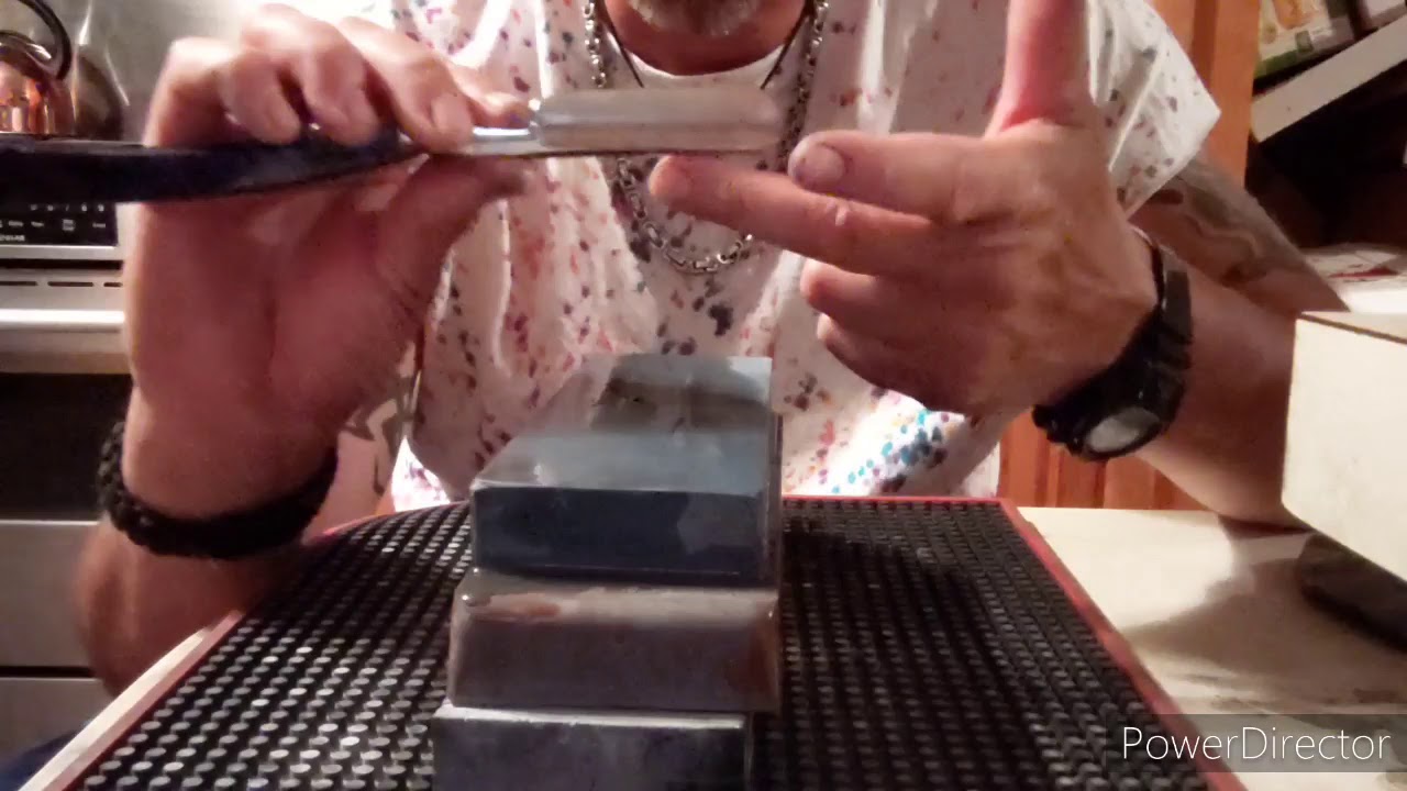 Setting a Bevel on a Straight Razor