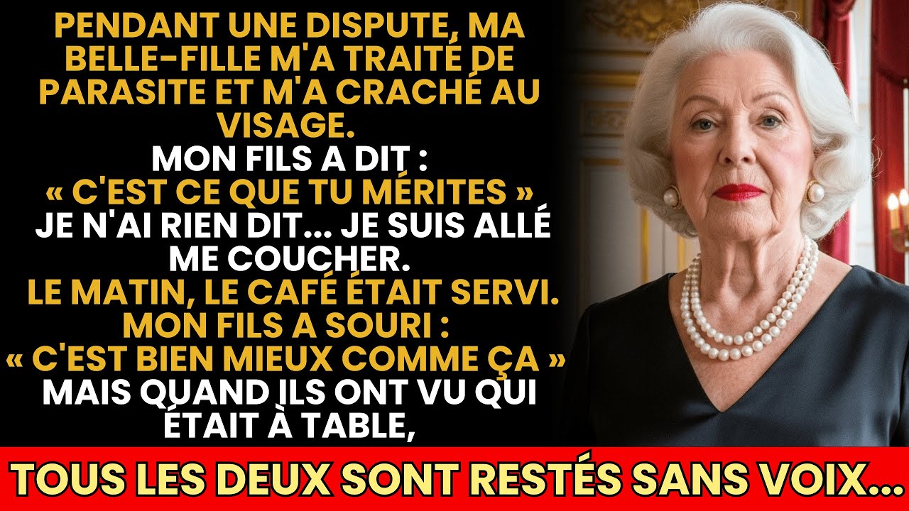 Ma Belle-Fille M’a Craché Au Visage… Mon Fils a Dit “Tu Le Mérites !” Le Matin, J’ai Préparé…