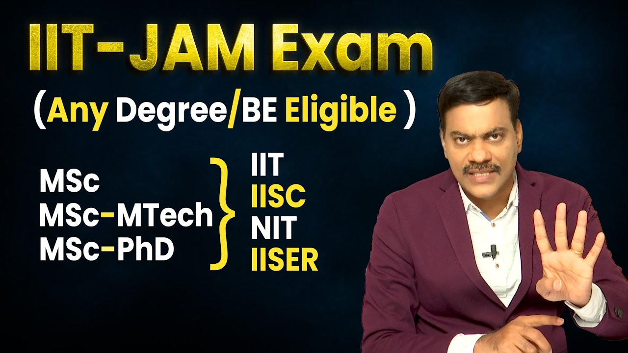 IIT - JAM Exam (Any Degree/BE Eligible) | Dr Satish IRSE | Prime9 Education