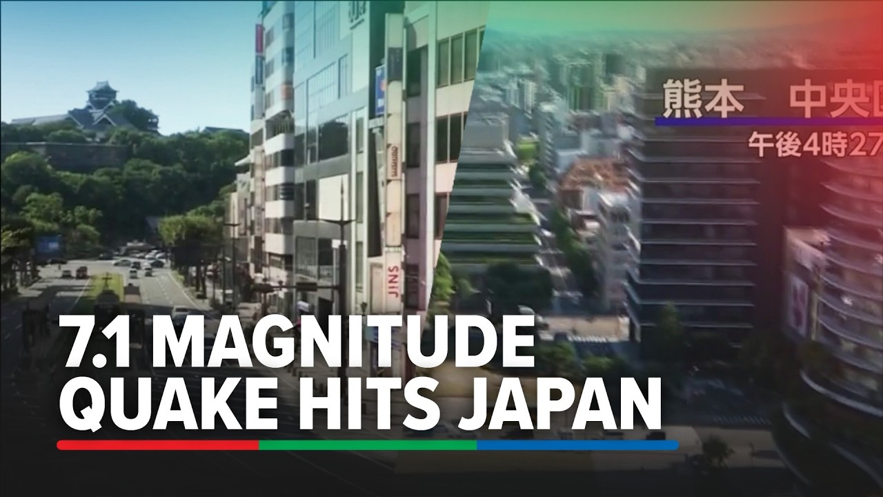 Magnitude 7.1 earthquake strikes southern Japan | ABS-CBN News