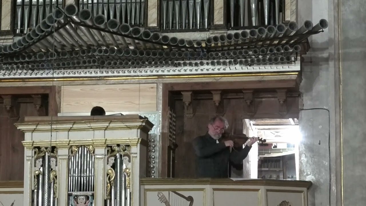 Sonata in e - Samuel Friedrich Capricornus (1628-1665) Milo&scaron; Valent, viol&iacute; i Stanislav &Scaron;urin, orgue