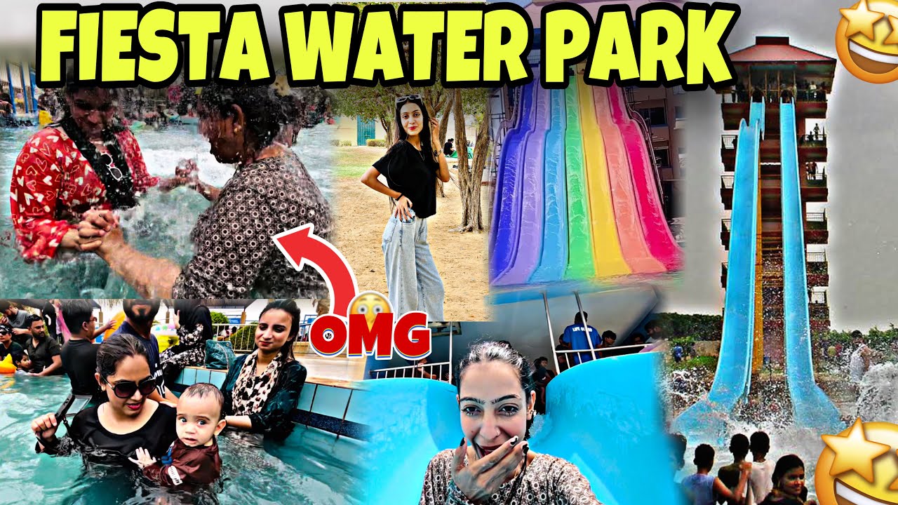 FIESTA WATER PARK😱PANI ME GIRA DIYA LAG GAI😭UROOJ ABBASI OFFICIAL