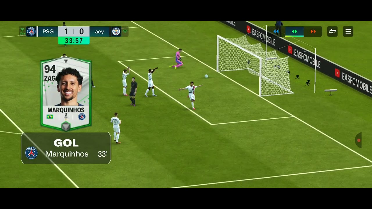 Ganhei de 2 a 0 do Mastercyty