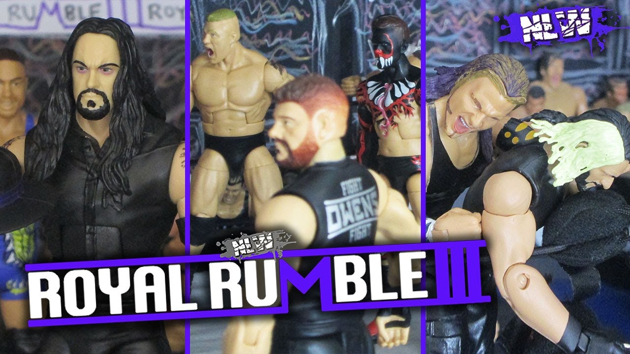 ROYAL RUMBLE ACTION FIGURE MATCH | No Limits Wrestling: Royal Rumble 3 (4/4) (WWE Stop Motion)