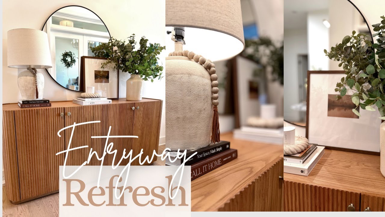 Entryway Refresh 2026 Part 1 | My Modern European Style Foyer | New Home Update