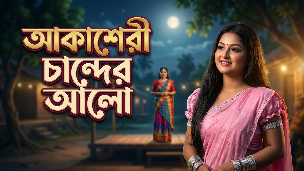 আকাশেরী চান্দের আলো লাগলো তোমার গায়ে । Naogaon Git 2024 । Akaseri chander alo lagloi tomar gaye