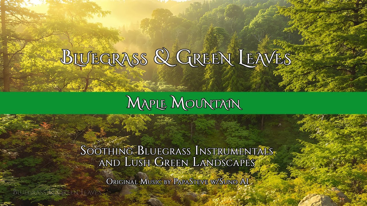 Maple Mountain | Bluegrass & Green Leaves 4K Nature Instrumental