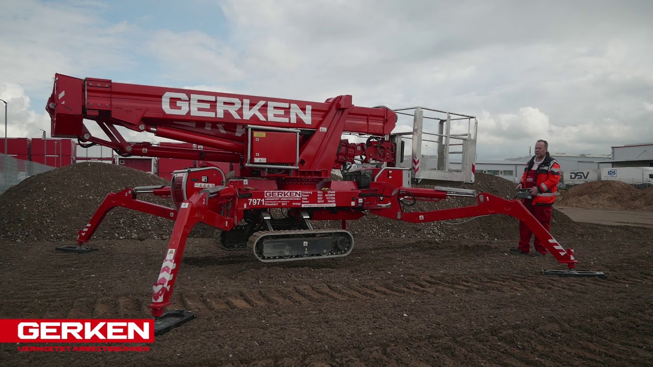 Gerken Spezial-Arbeitsbühne im Gelände