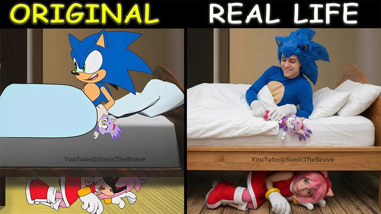 AMY.EXE want to kill Sonic! OMG!! | The Sonic Tapes Animation | Original vs Plush Toys