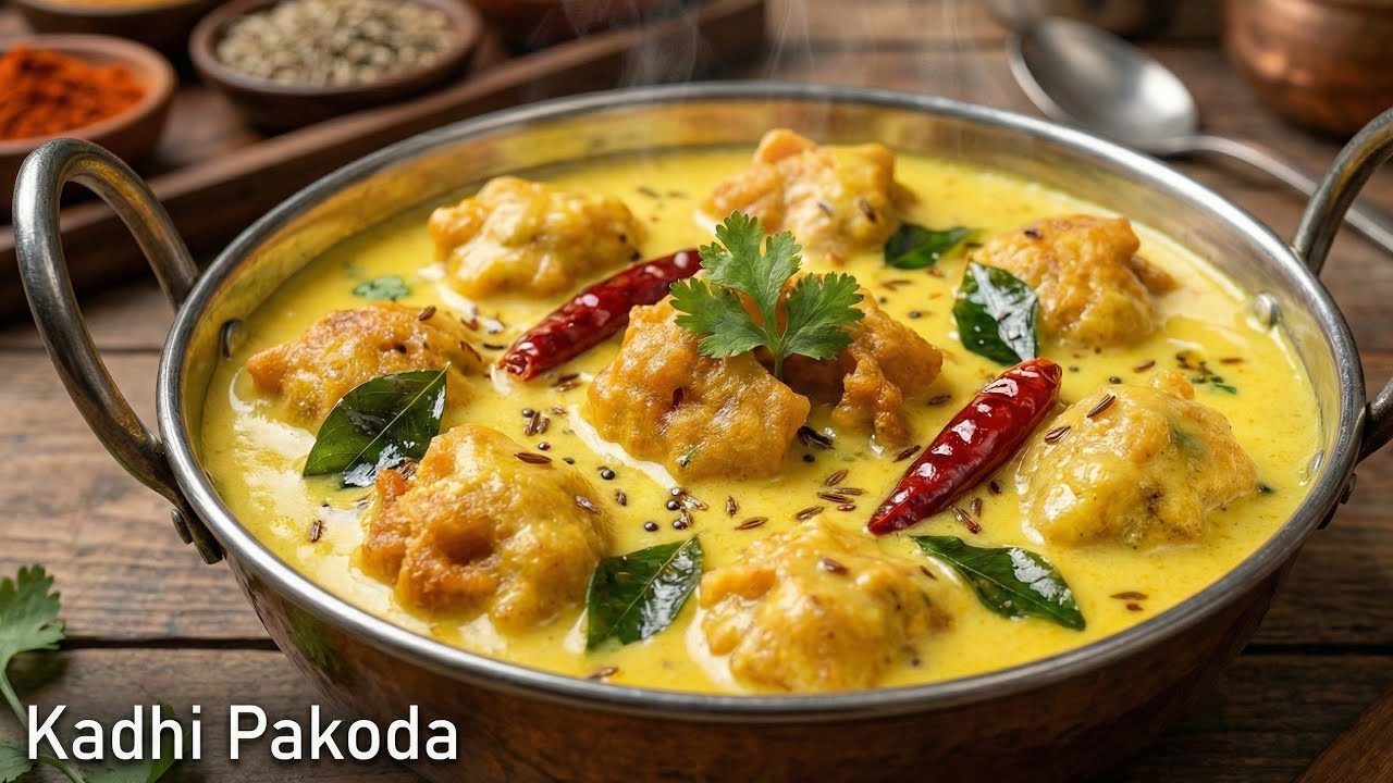 Kadhi Pakoda Recipe | पंजाबी कढ़ी पकौड़ा | Traditional Indian Curry