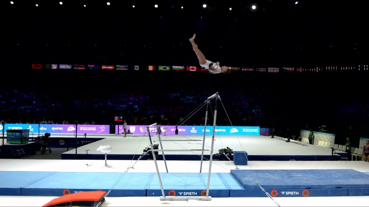 HRIBAR Lucija (SLO)_2023 Artistic Worlds, Antwerp (BEL)_Qualifications_Uneven Bars