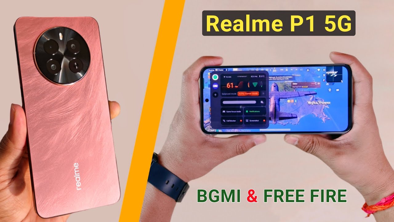 Обзор Realme P1 5G Gaming | Лучший игровой телефон до 15 тыс. BGMI и тест Free Fire от Realme P1