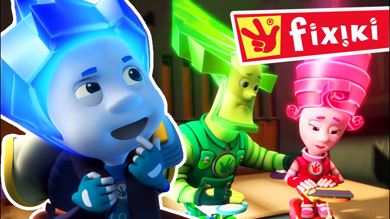 Fixiki - Mașina de spălat vase - Desene animate pentru copii cu Nolik și Simka