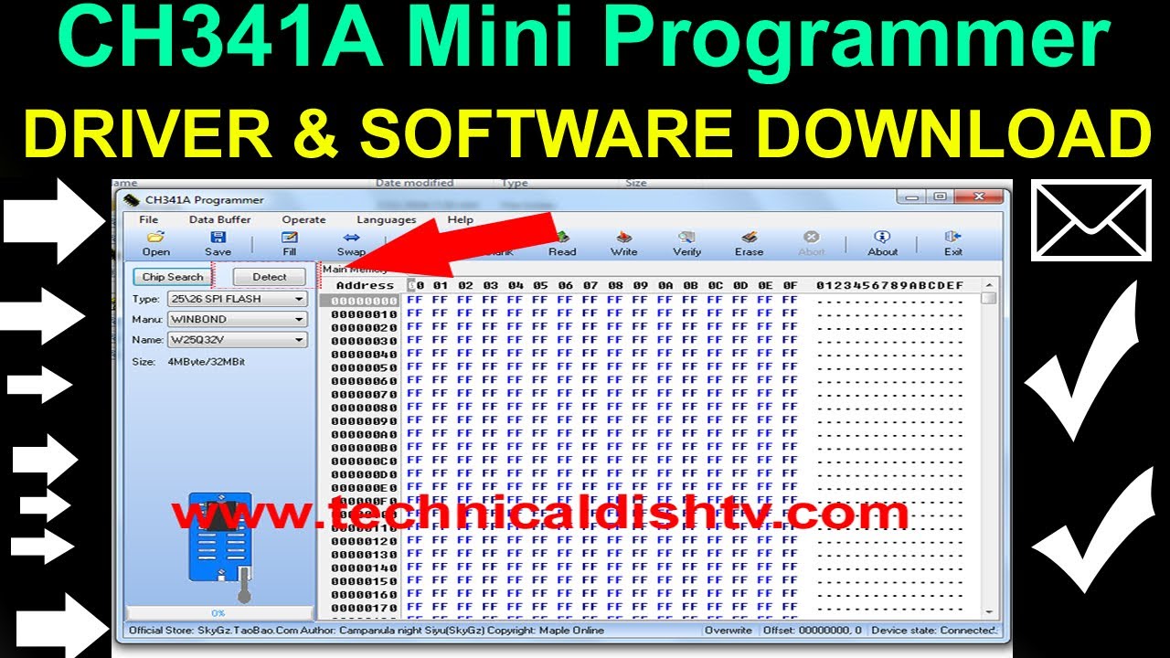 HOW TO DOWNLOAD | CH341A Usb Mini Programmer Driver & Software and How To Use