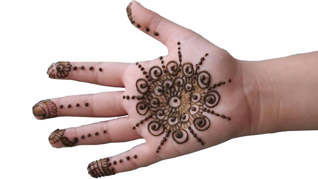 Easy Kids Mehndi Design Tutorial Beginners