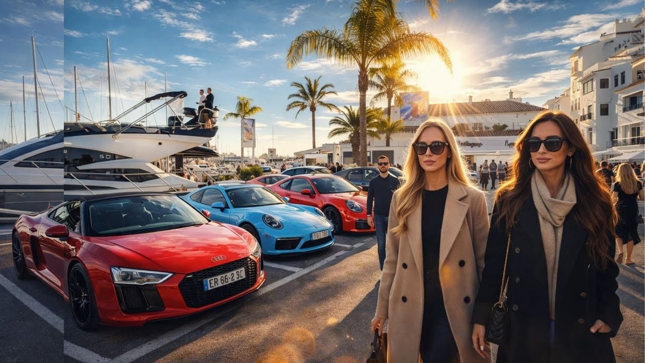 Spain Marbella Most Luxurious Spots! Through Puerto Banús The Ultimate Luxury Walking tour
