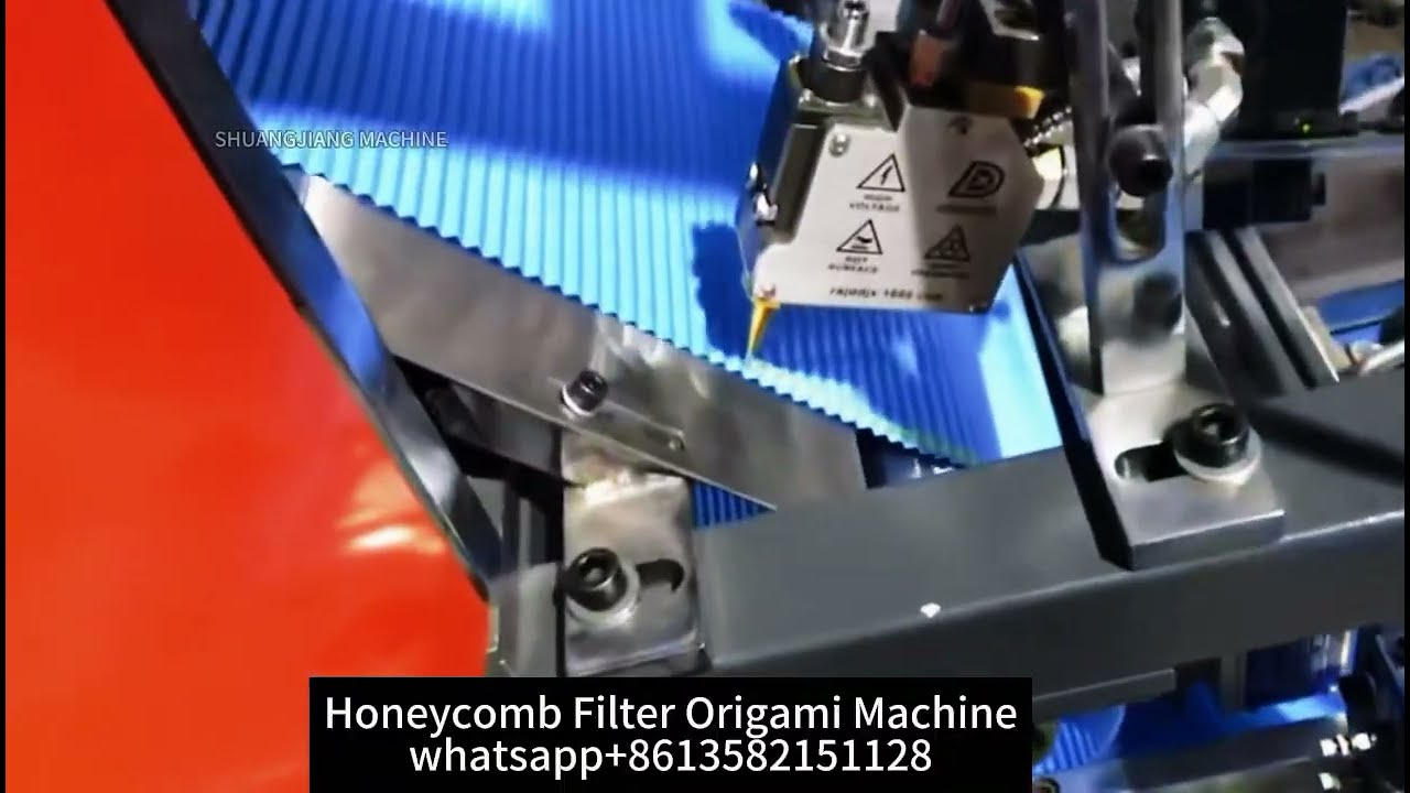 Honeycomb Filter Origami Machine/Honeycomb Type Filter Paper Folding Pleating Machine