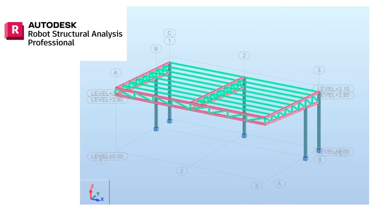 Design Cantilever Truss in Robot Structural Analysis Professional