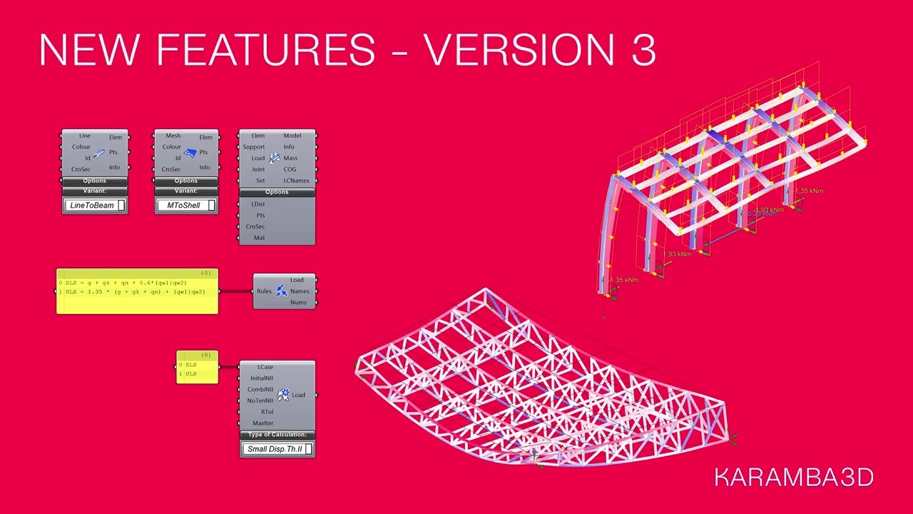 Karamba3D TidBits #40 New Features In V3