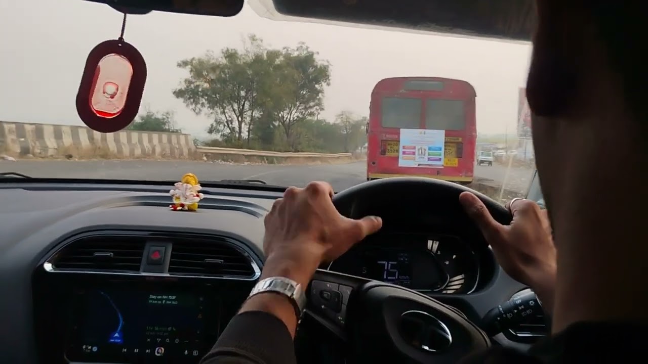 🌥️ Cloudy Morning Chill Drive in Tata Tiago | Relaxing Music