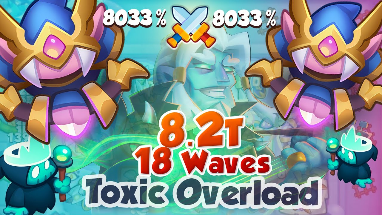 TOXIC Overloaded - when Necro Beats Necro with TR - 18 Waves 8.2 Trillion - RUSH ROYALE