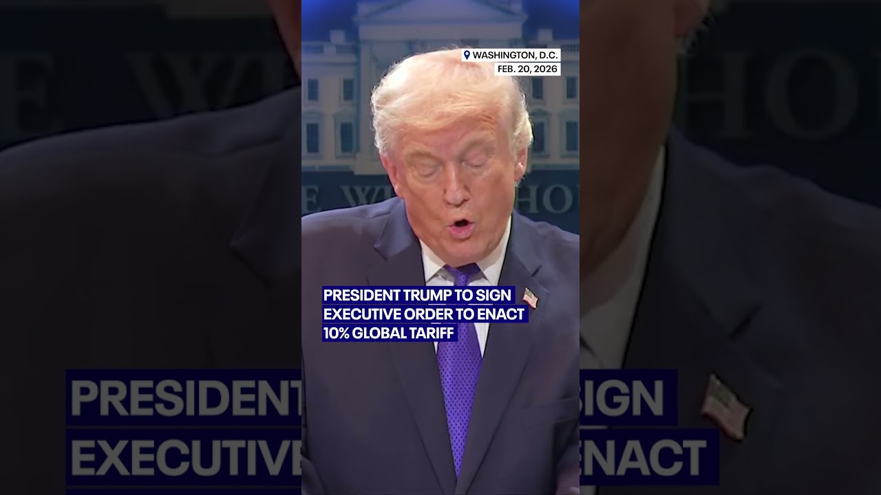 President Trump to sign executive order to enact 10% global tariff