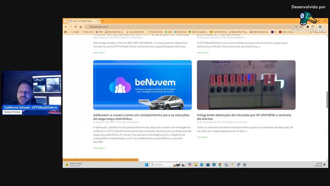 CFTV IP Uniview na Pratica