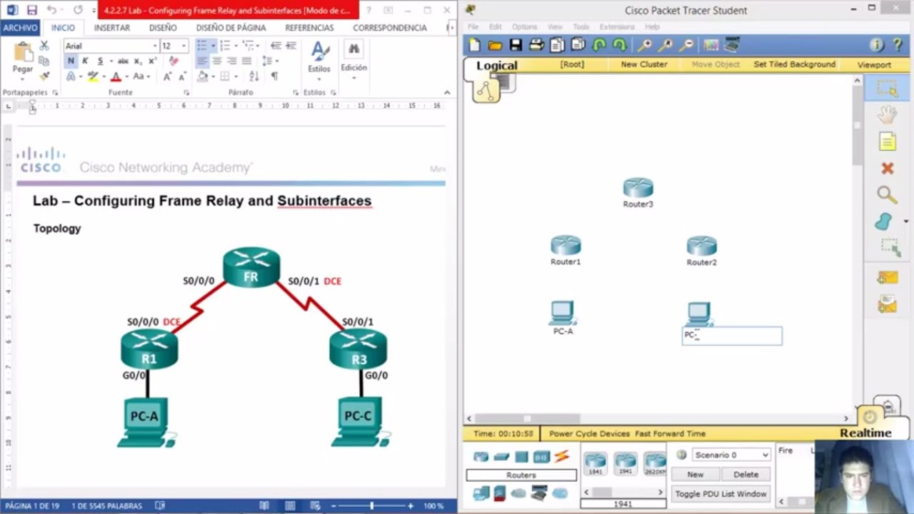 4.2.2.7 Lab - Configuring Frame Relay and Subinterfaces