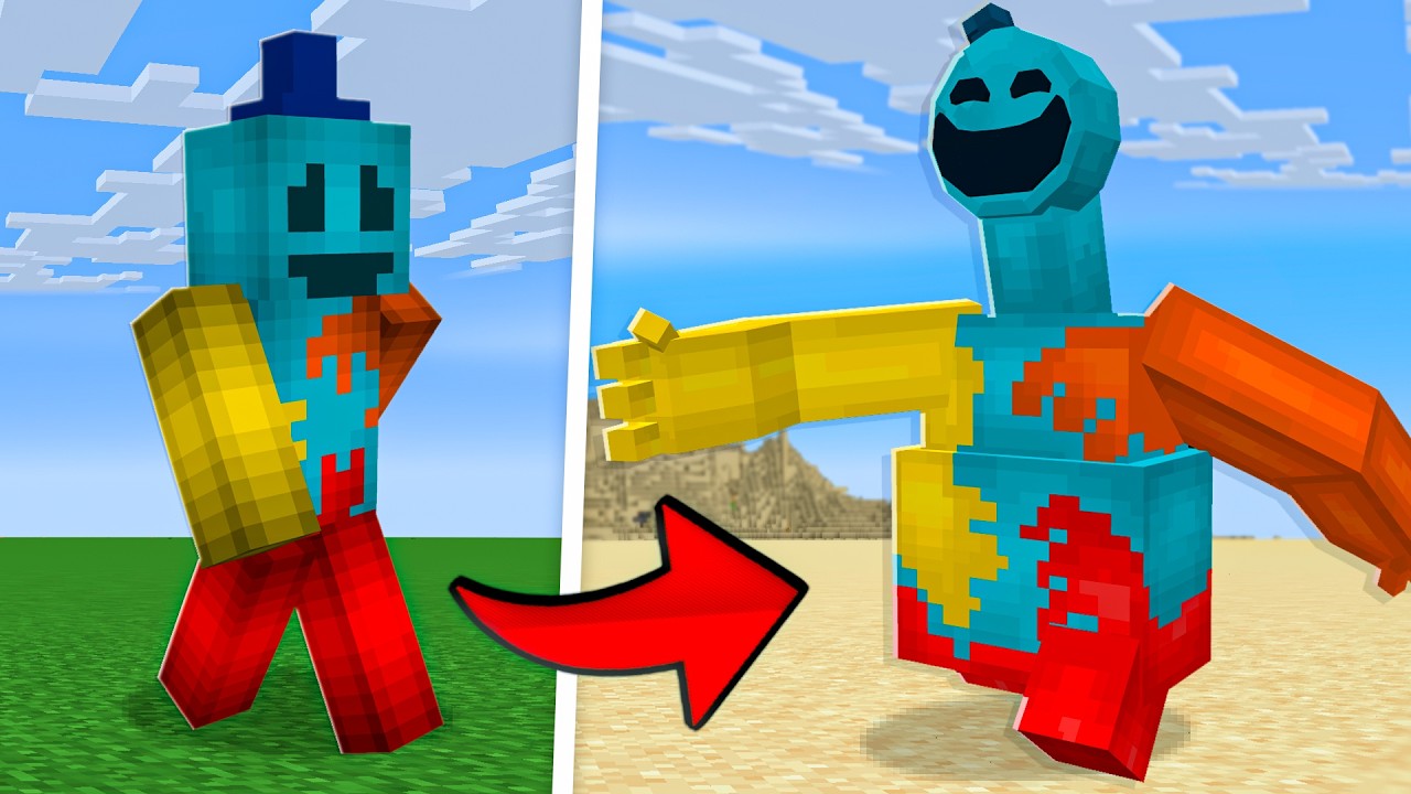 I remade Mobs into POPPY PLAYTIME 4 in Minecraft